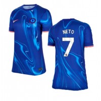 Chelsea Pedro Neto #7 Fotballklær Hjemmedrakt Dame 2024-25 Kortermet